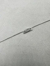 將圖片載入圖庫檢視器 Line Disc Charm Silver Thin Bracelet