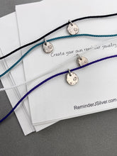 將圖片載入圖庫檢視器 Stone Charm Silver String Bracelet