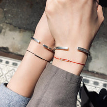 將圖片載入圖庫檢視器 Line Tiny Bar Charm String Bracelet