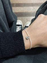將圖片載入圖庫檢視器 Stone Charm Silver String Bracelet