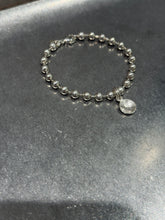將圖片載入圖庫檢視器 Slash No Excuses Concave Bead Silver Bracelet
