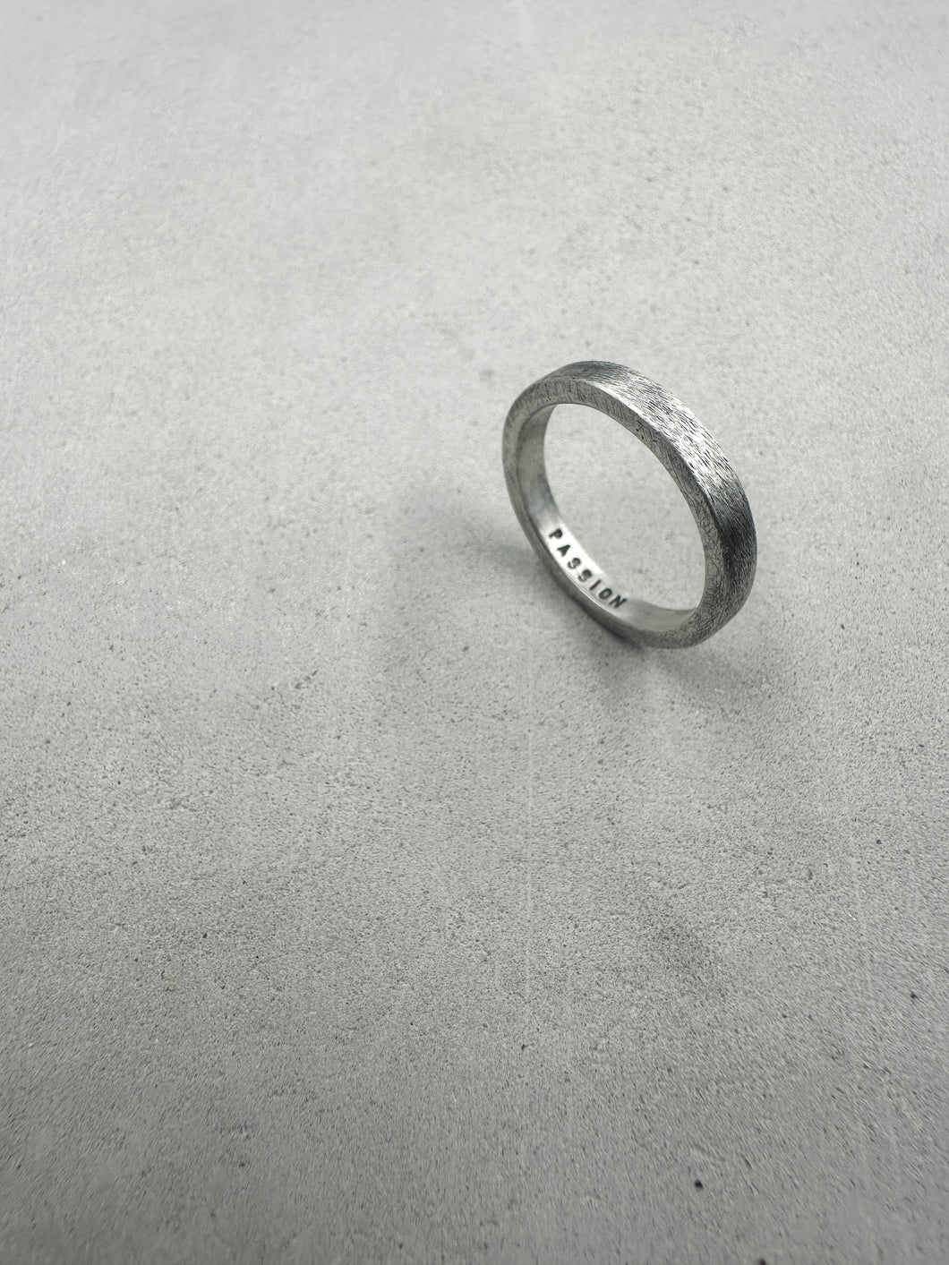 Classic Textured Flat Band Ring