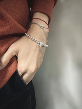 將圖片載入圖庫檢視器 P.912 Half Cylinder String Bead Bracelet
