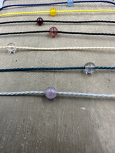 將圖片載入圖庫檢視器 Crystal Charm Wax String Bracelet
