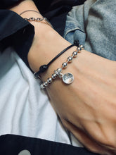 將圖片載入圖庫檢視器 Slash No Excuses Concave Bead Silver Bracelet
