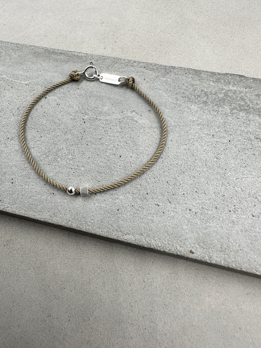 Morse Code String Bracelet