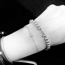 將圖片載入圖庫檢視器 Morse Code Thin Silver Bracelet
