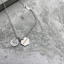 將圖片載入圖庫檢視器 Geometry Disc Charm Silver Necklace
